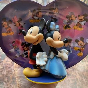 Disney Mickey and Minnie limited edition rare plate 75th anniversary collectable